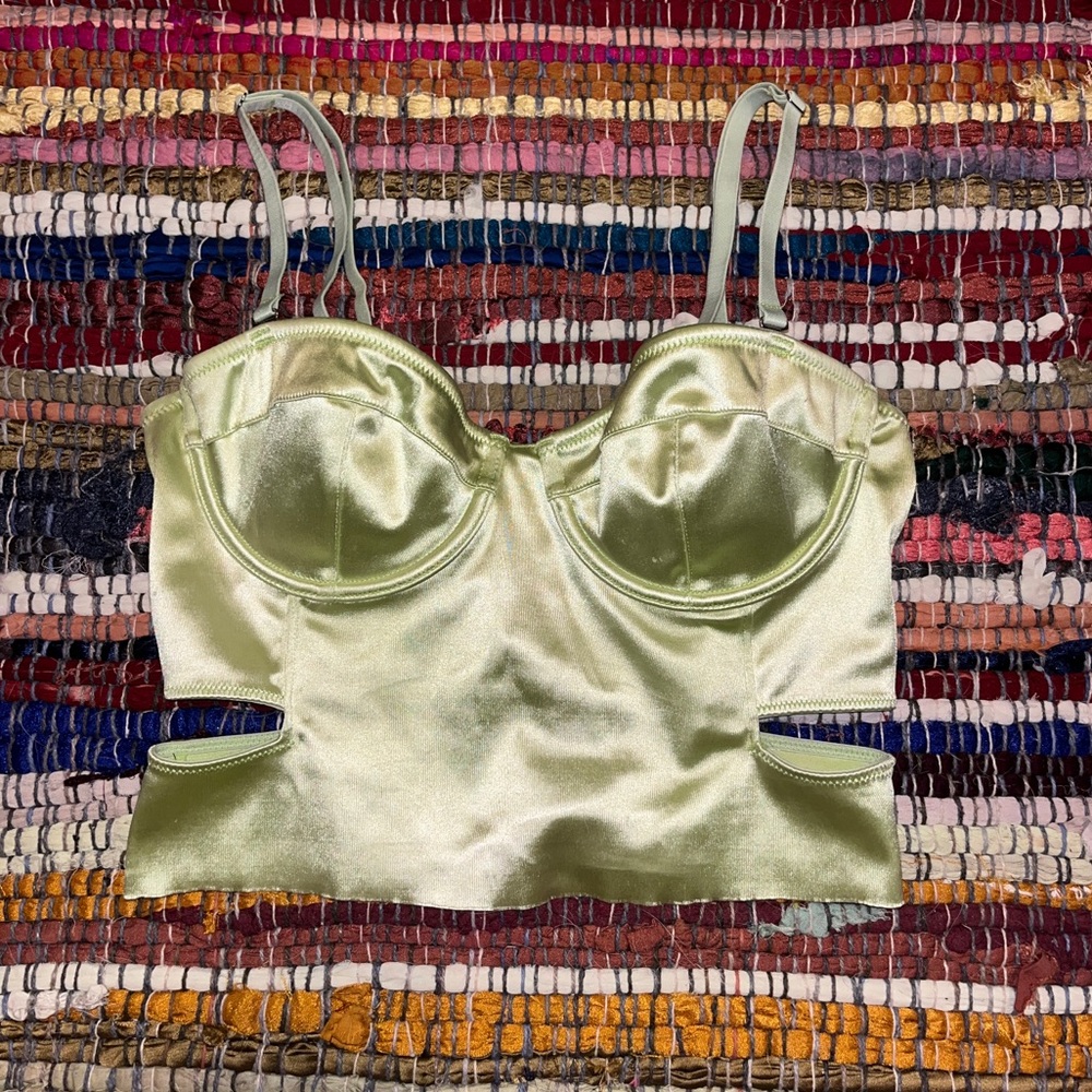 Light green top